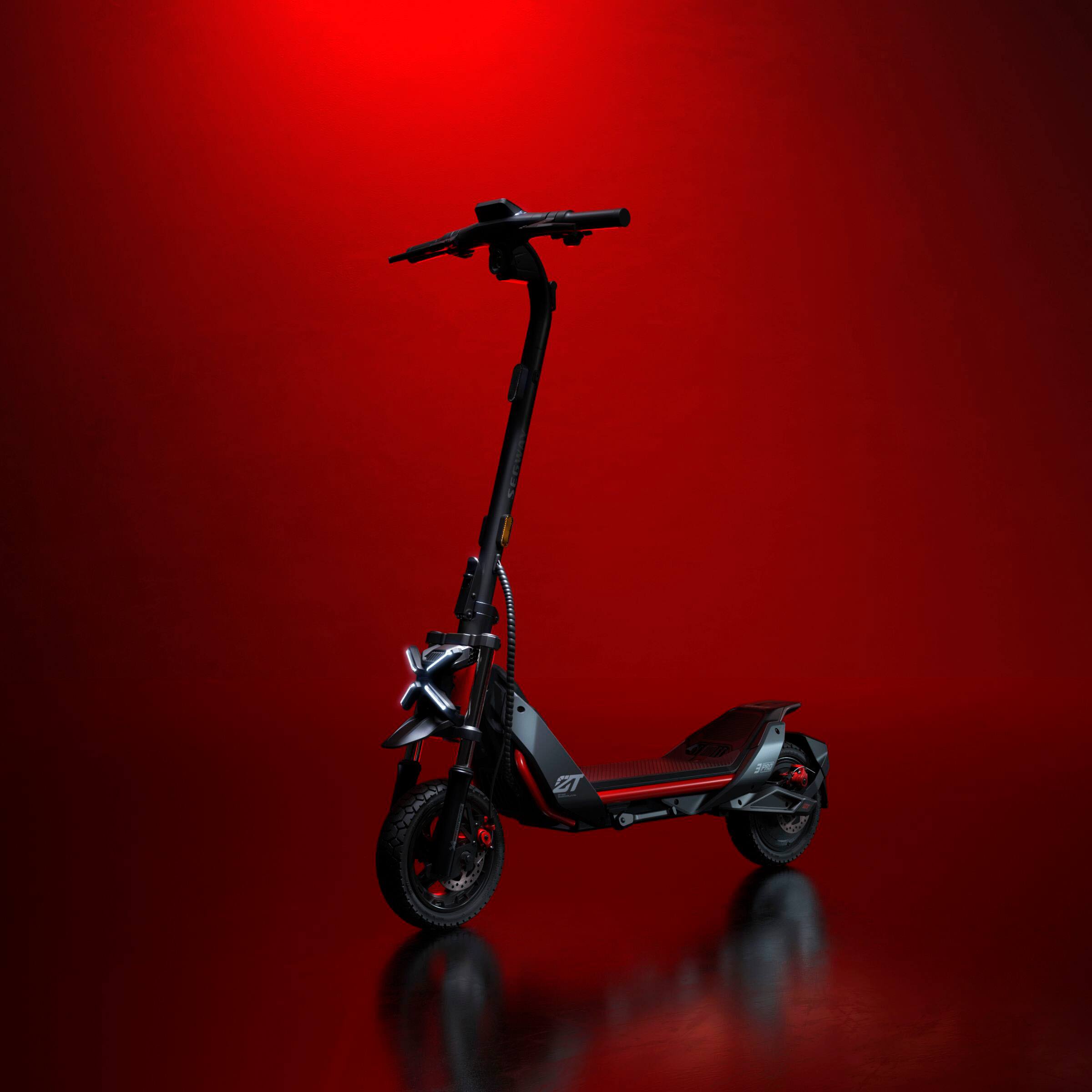 Alt View 22. Segway - ZT3 Pro Kick Scooter w/43.5 Max Operating Range & 24.9mph Max Speed - Black.