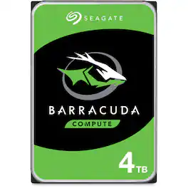 Seagate - BarraCuda 4TB SATA III 6 Gb/s 3.5" Internal HDD