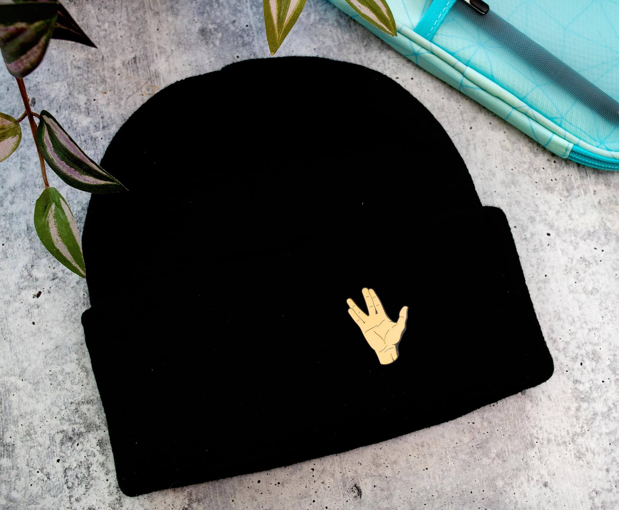 Alt View 10. Silver Buffalo - Star Trek Spock Live Long And Prosper Salute Enamel Pin - Beige.
