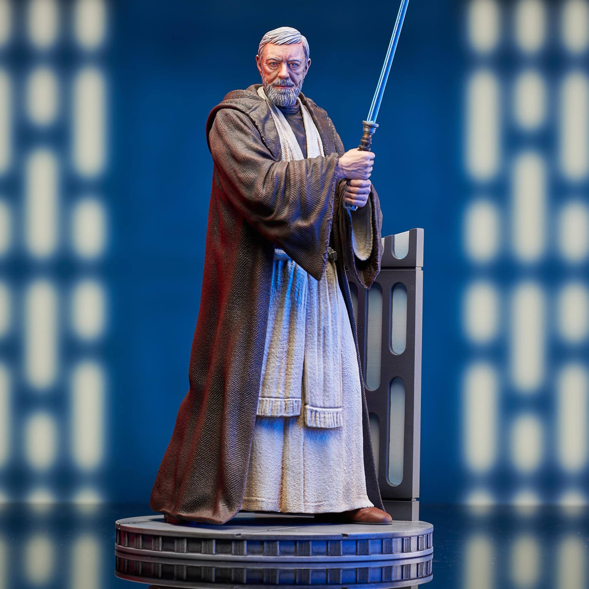 Alt View 1. Diamond Select Toys - Star Wars Milestones A New Hope Ben Kenobi 12 Inch Scale Resin Statue - Brown.