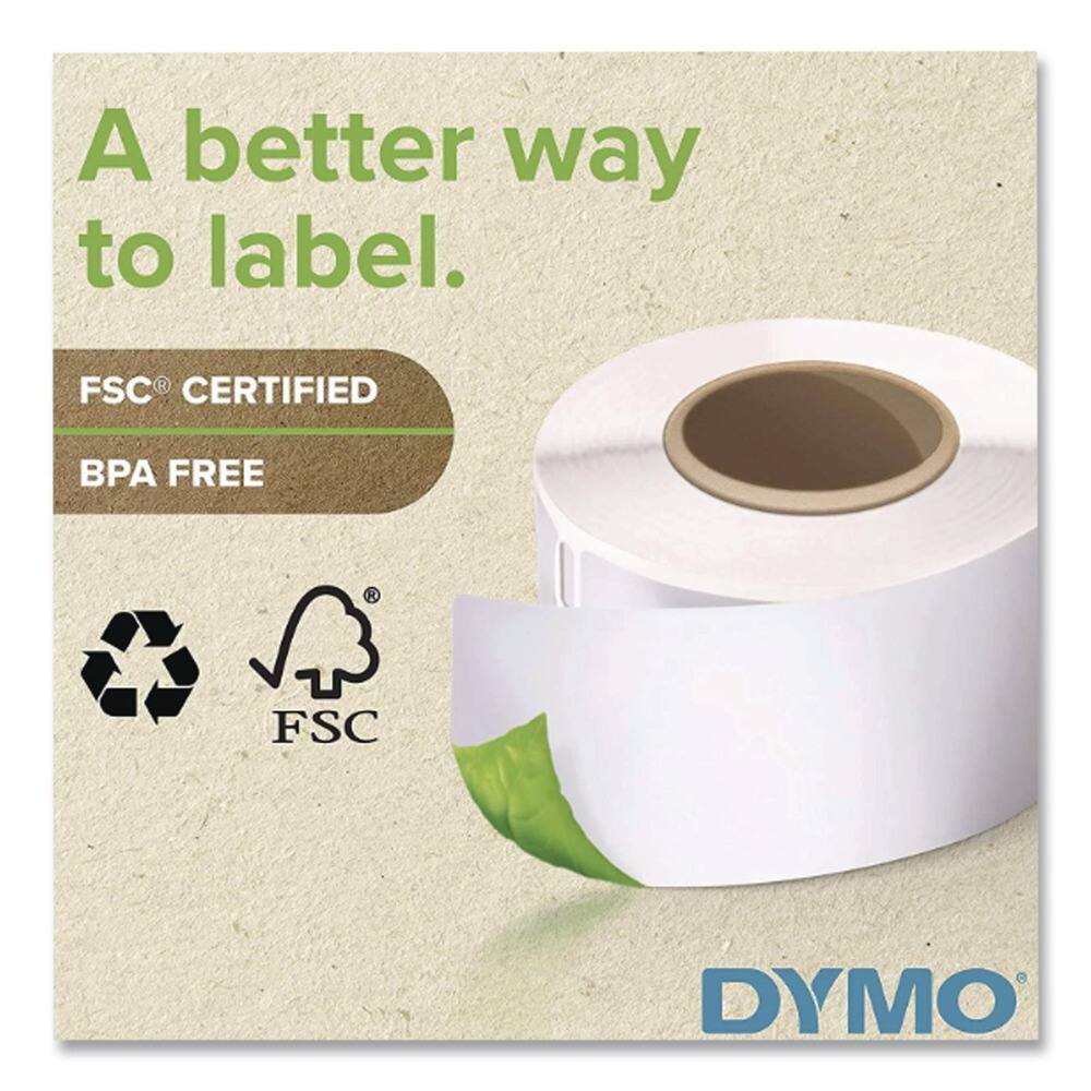 A better way to label.

FSC® CERTIFIED  
BPA FREE

[Recycling symbol]  
[FSC logo]

DYMO®