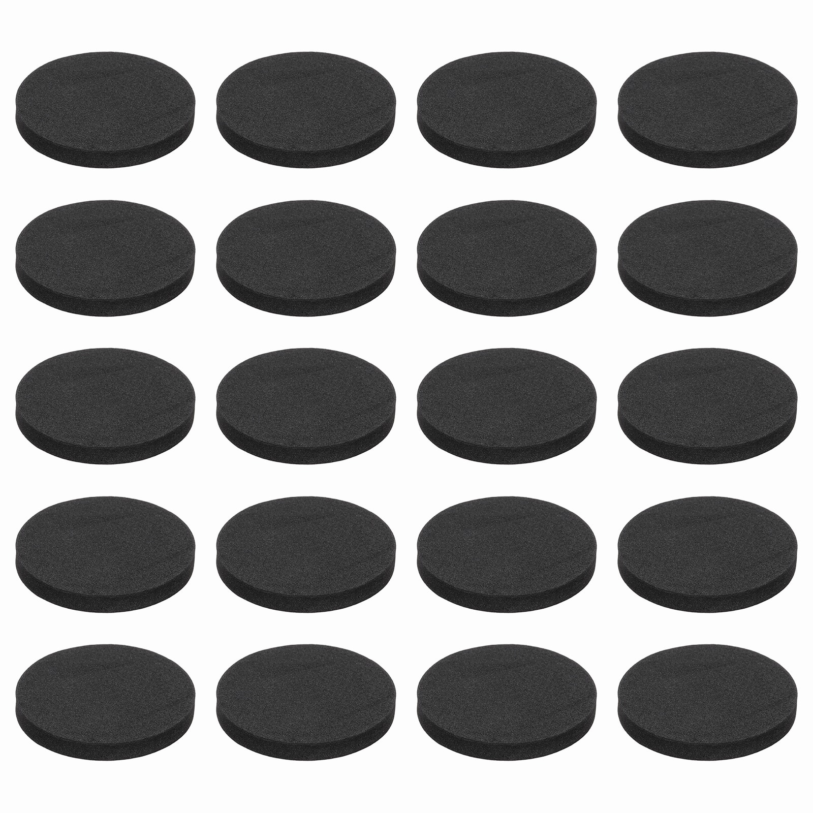 Unique Bargains - 32pcs Single Sided Speaker Isolation Feet Pads, 40x5mm Non Slip Foam Shock Absorption Pad for Amplifier - Black price history on PriceWatchPro