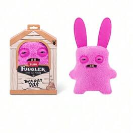 Zuru Fuggler Butt Ugly Pets Bunny Rabbit Funny Ugly Monster Plush Toy 9 Inch - Pink