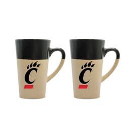 The Fanatic Group - Cincinnati Bearcats 16oz. Two-Pack Ceramic Mug Set - Black