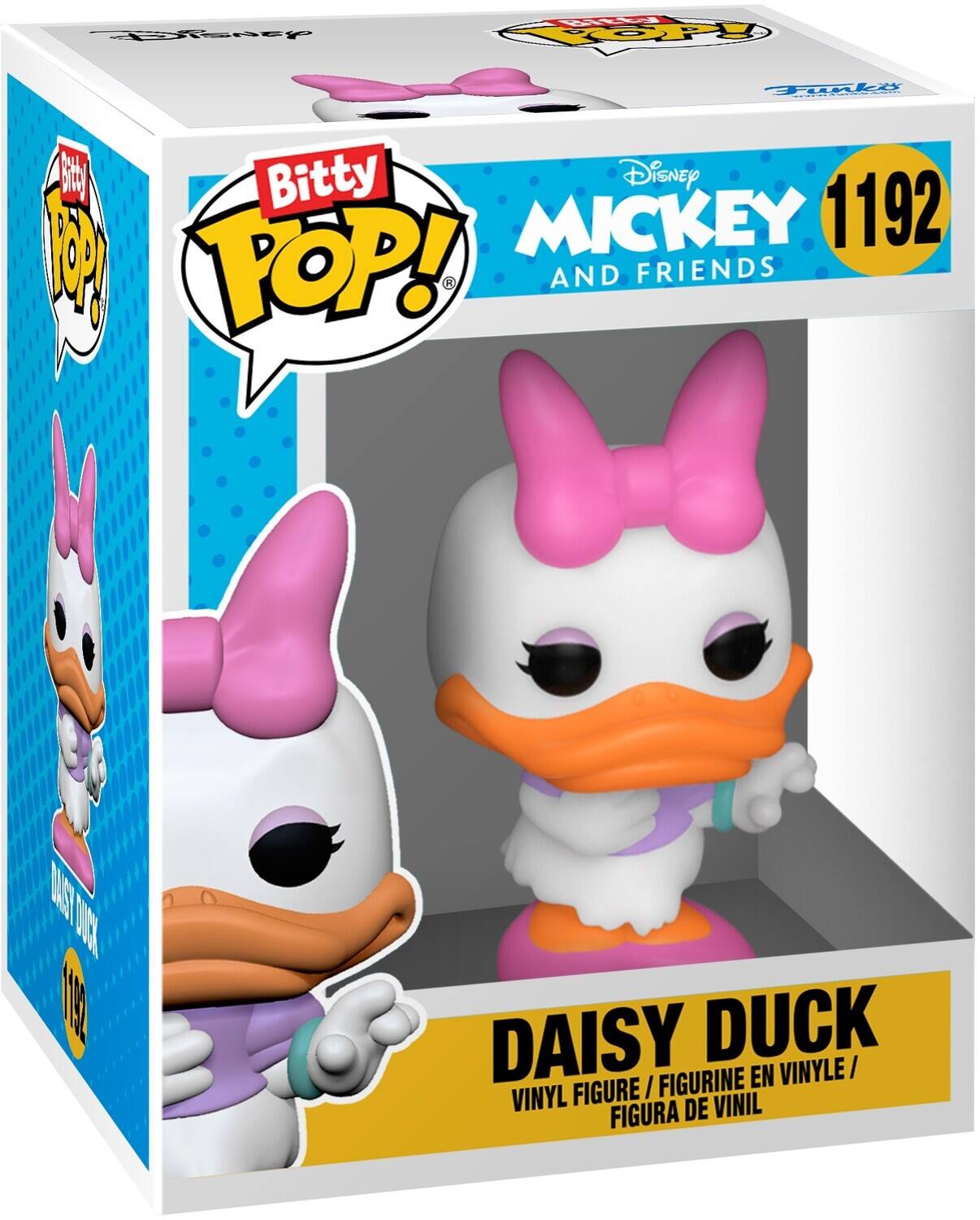 Bitty POP! Disney MICKEY AND FRIENDS 1192 R DAISY DUCK VINYL FIGURE / FIGURA DE VINIL