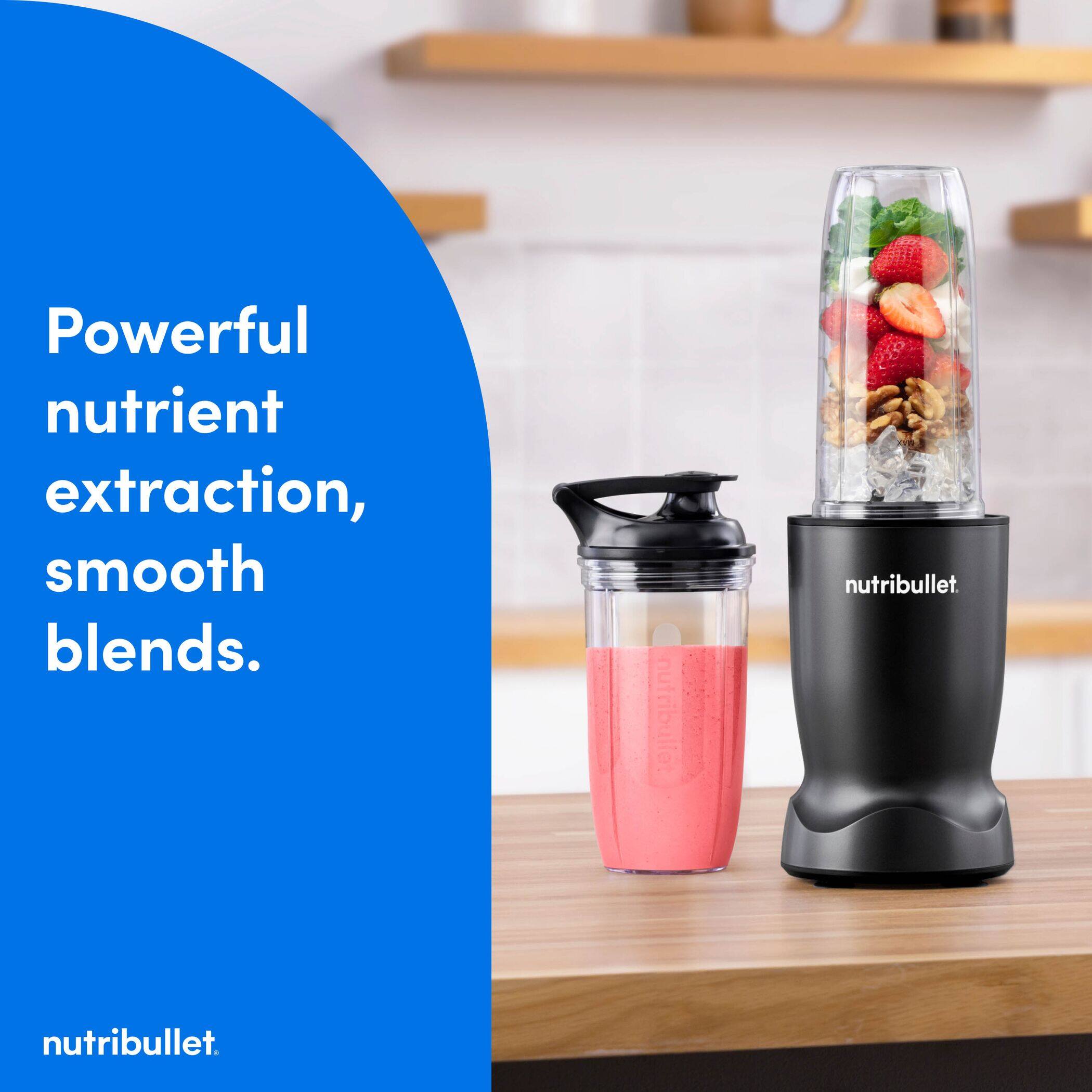 Powerful nutrient extraction, smooth blends.  
nutribullet