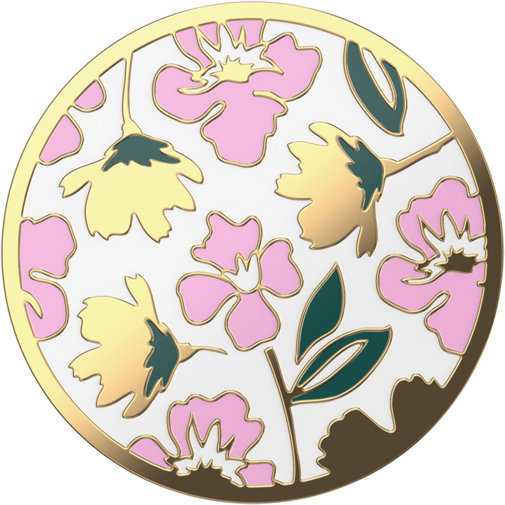 Alt View 1. PopSockets - Adhesive PopGrip Universal Grip & Stand for Cell Phones - Enamel Feel Pretty.