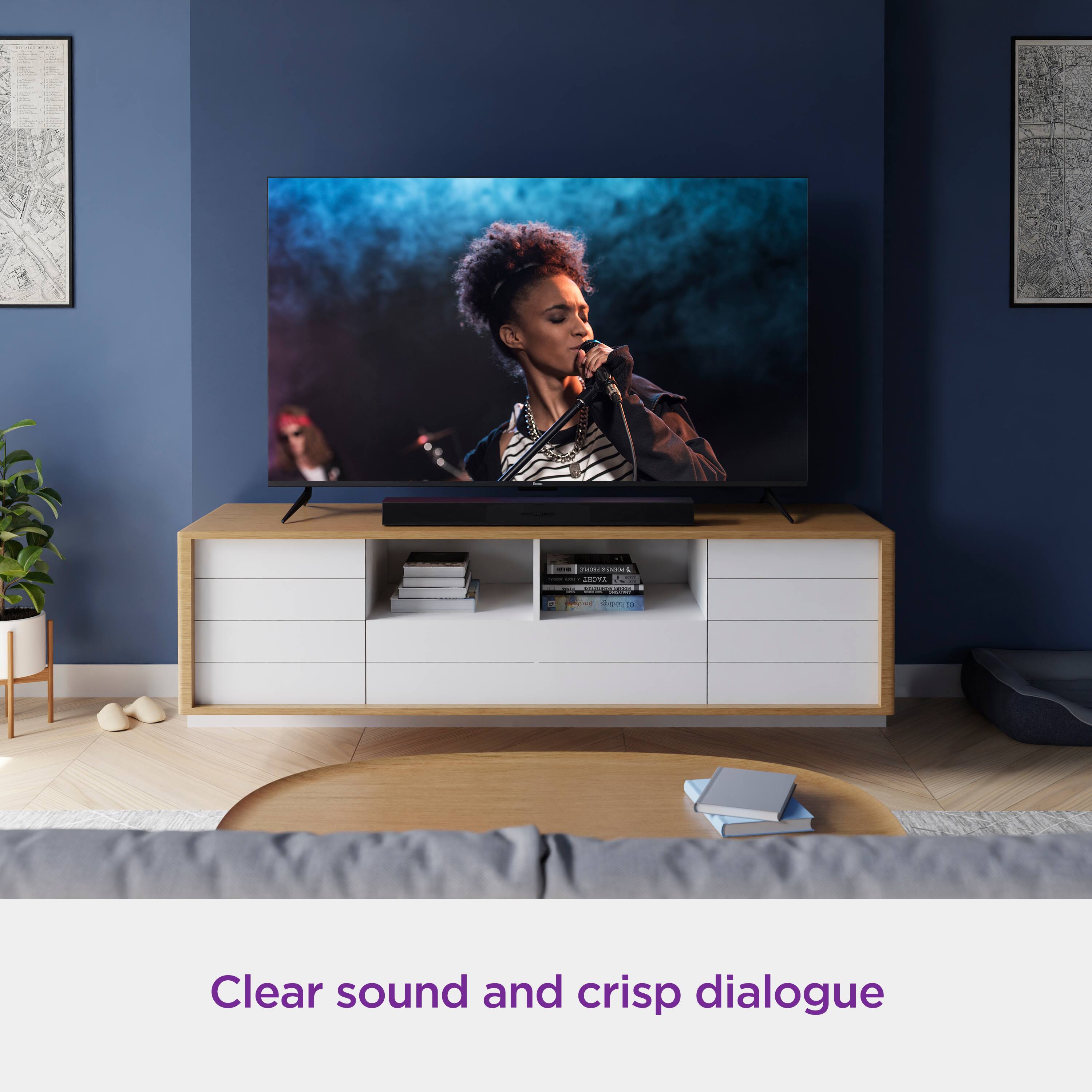 Clear sound and crisp dialogue