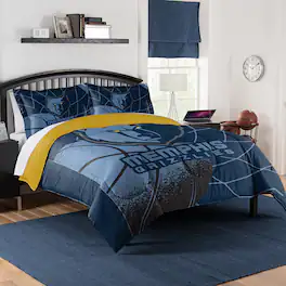 Sweet Home Collection - NBA Memphis Grizzlies Comforter & Pillow Sham Set- Full/Queen - Multicolored