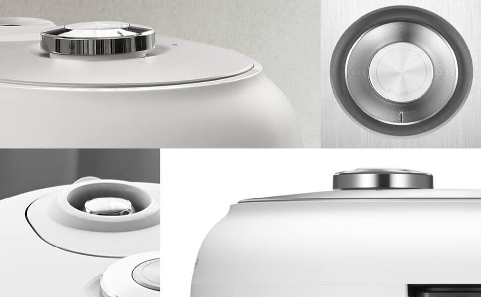 Back. cuchen - CUCHEN 2.1 Ultra High-Pressure Induction Heating Rice Cooker 10 Cup (Uncooked) (1.14 quarts) Made in Korea - WHITE.