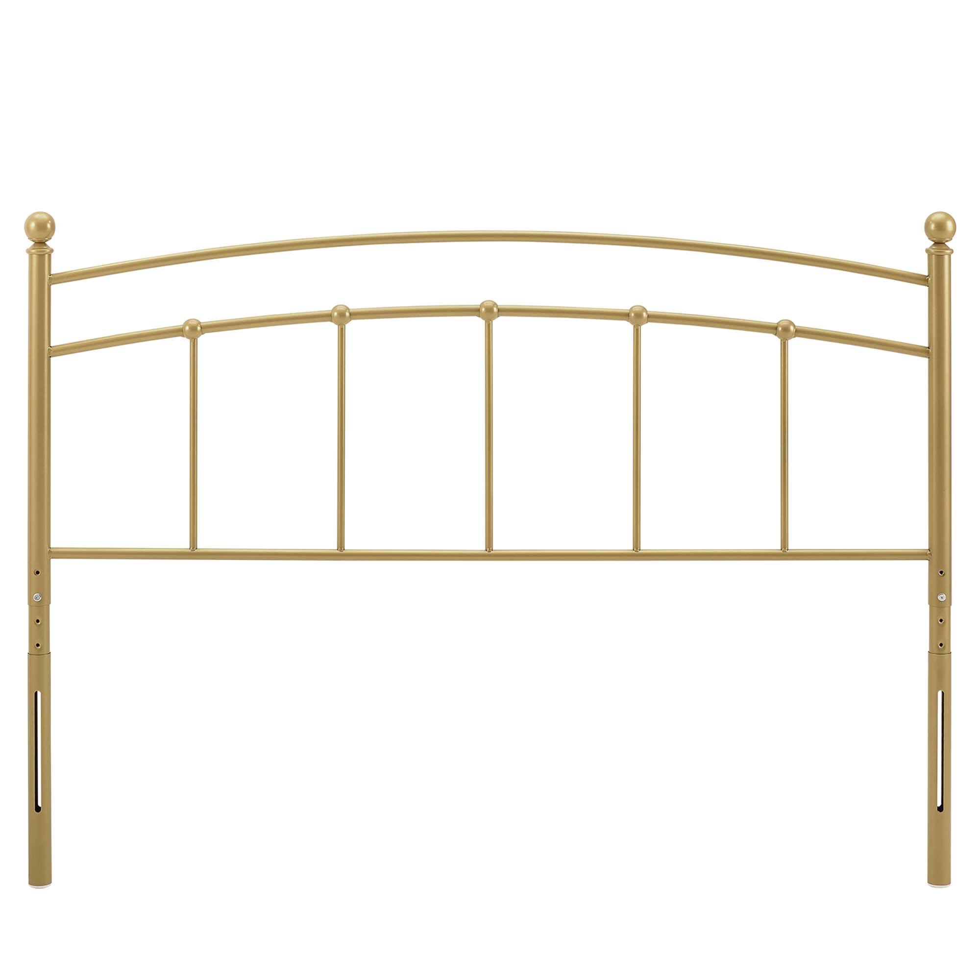 Left. Modway - Abigail Metal Queen Headboard by Modway - Yellow.