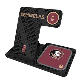 Keyscaper - Florida State Seminoles 3-In-1 Wireless Charger - Multicolor