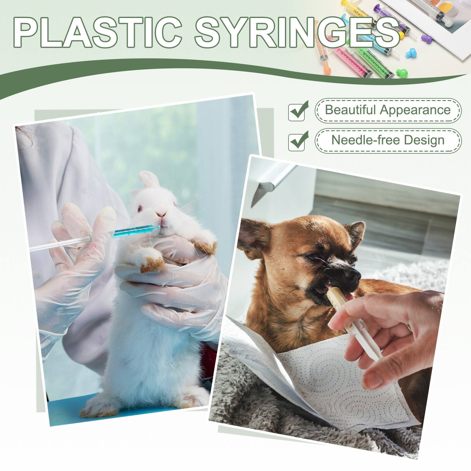 PLASTIC SYRINGES  
Beautiful Appearance  
Needle-free Design