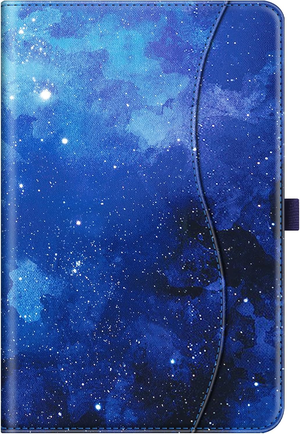 Alt View 5. Fintie - Multi-Angle Case for Samsung Galaxy Tab S10 Lite/ Tab S10 FE/ Tab S9 FE/ Tab S9, With Front Card Pocket, Auto Wake/Sleep - Starry Sky.