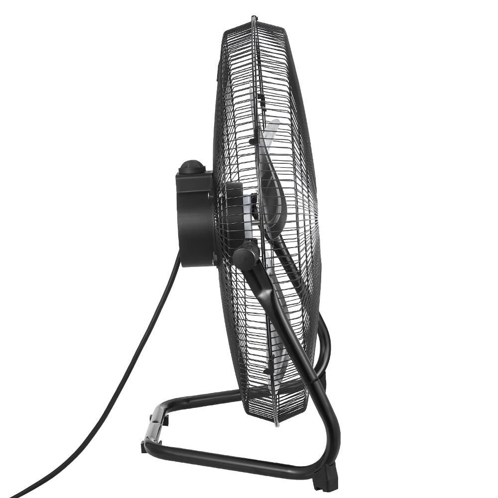 Alt View 8. Loheer - Loheer Industrial Floor Fan 2 PCS 20 Inch High Velocity Heavy Duty Metal Garage Fan 4800 CFM Adjustable Tilt.