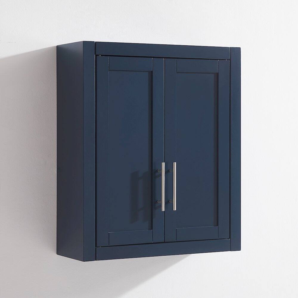 Alt View 10. Crosley Furniture - Savannah Wall Storage Cabinet - Navy.