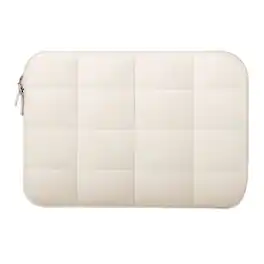 Kitcheniva - Quilted Puffer Carrying Bag Sleeve Case For MacBook Neo 13 Inch A3404 (2026) - Beige