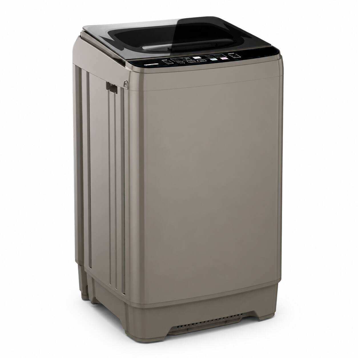 Front. Loheer - 6KG Portable Top Load Washer with Fuzzy Logic, 10 Programs, Drain Pump & Sink Adapter - GOLD.