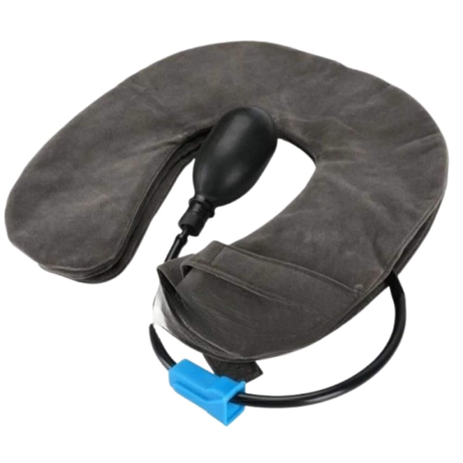 Stock Preferred - Adjustable Inflatable Cervical Traction Device - Gray