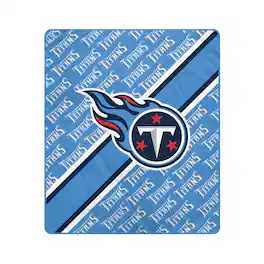 Pegasus - Tennessee Titans 60" x 70" Diagonal Lined Wordmark Ultra Soft Blanket - Multicolor