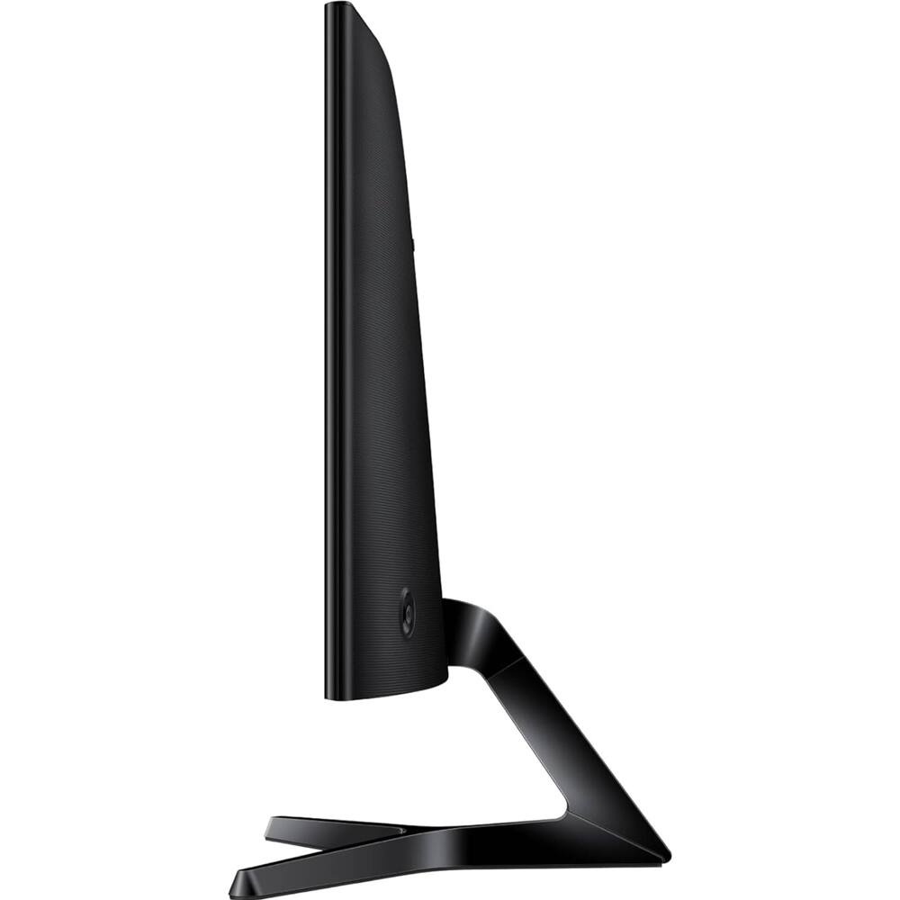 Alt View 5. Samsung - 24" Essential S3 Series FHD Curved Monitor LS24D366GANXZA - Black.