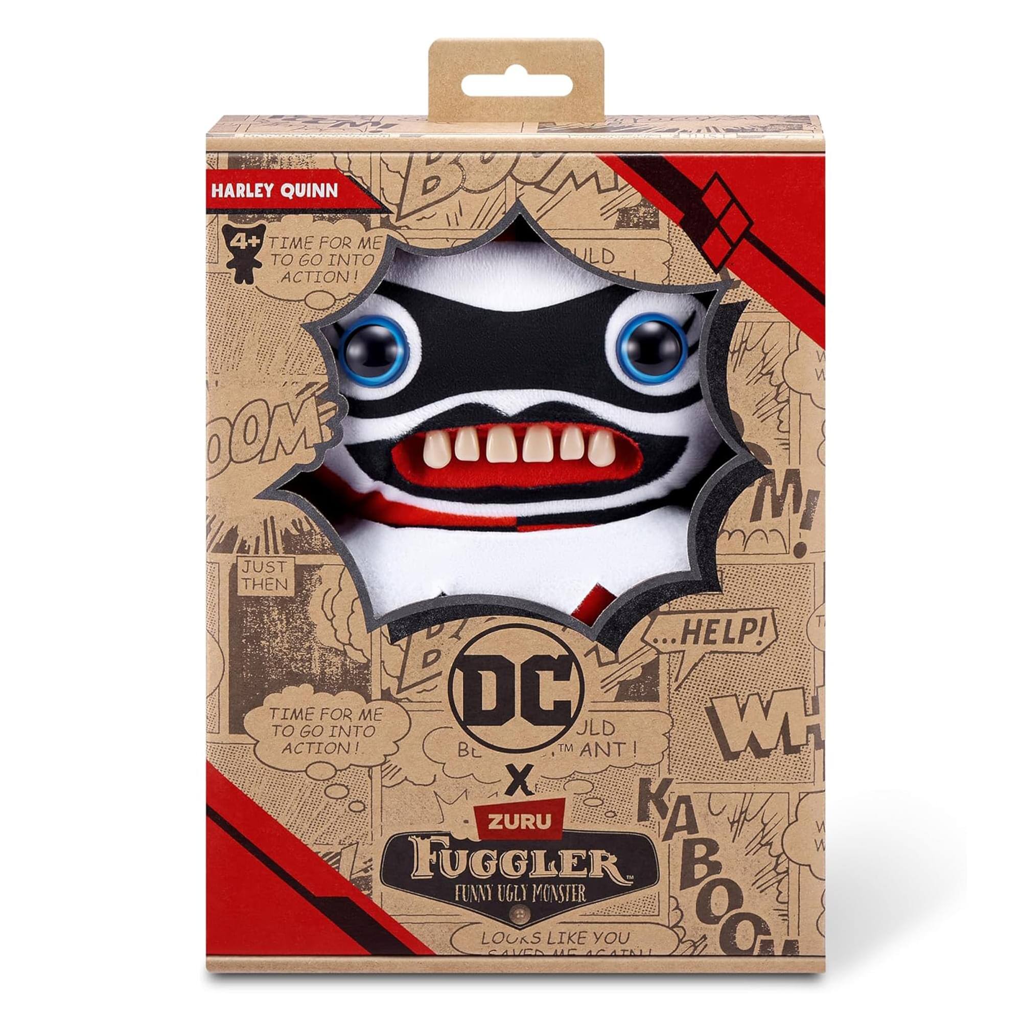 ZURU DC x Fuggler 9 Inch Collector Plush | Harley Quinn Multi