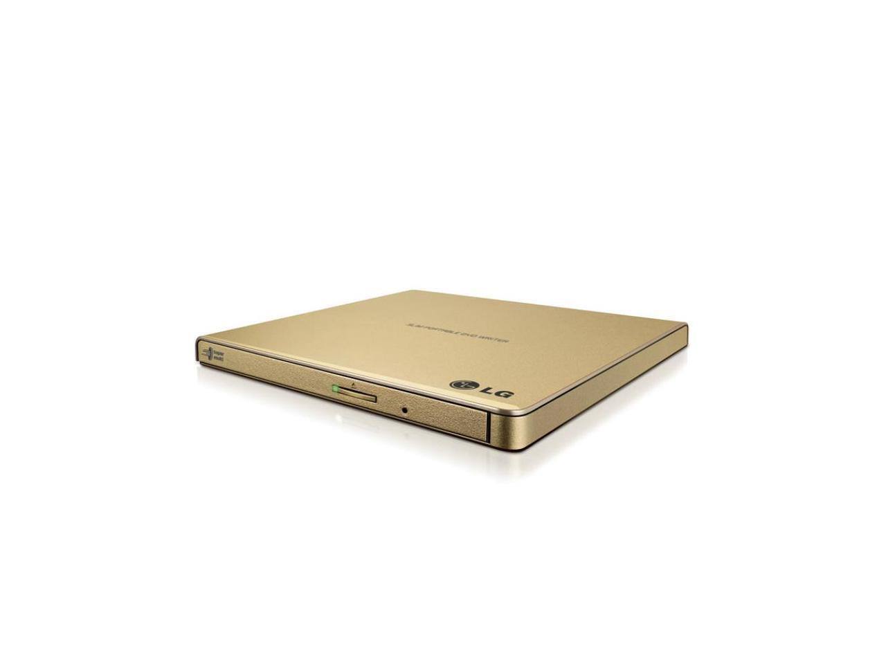 Alt View 6. LG - LG External CD / DVD Rewriter With M-Disc Mac & Surface Support (Gold) - Model GP65NG60.