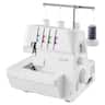 VEVOR - Serger Overlock Sewing Machine, 1250 Stitches Per Minute, 2-3-4 Thread Capability, 0.7-2 Adjustable Differential Feed - White