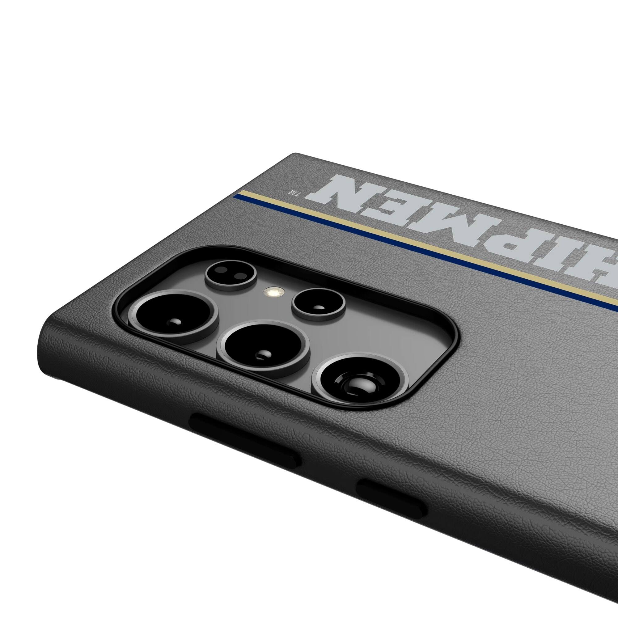 Alt View 2. Keyscaper - Navy Midshipmen Galaxy Magnetic Bump Case - S25 - Black.
