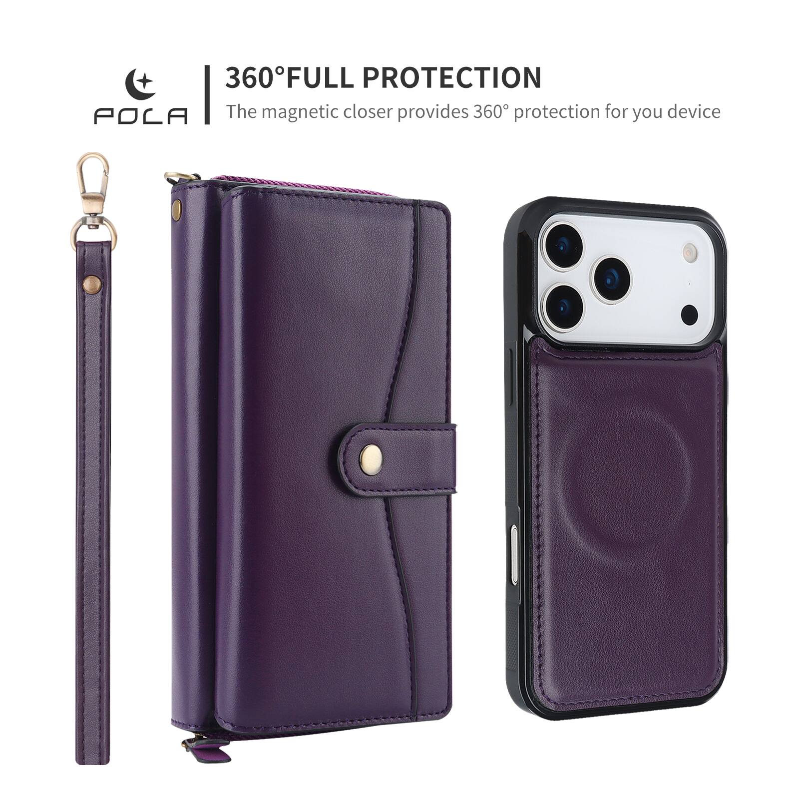 360° FULL PROTECTION  
The magnetic closer provides 360° protection for your device