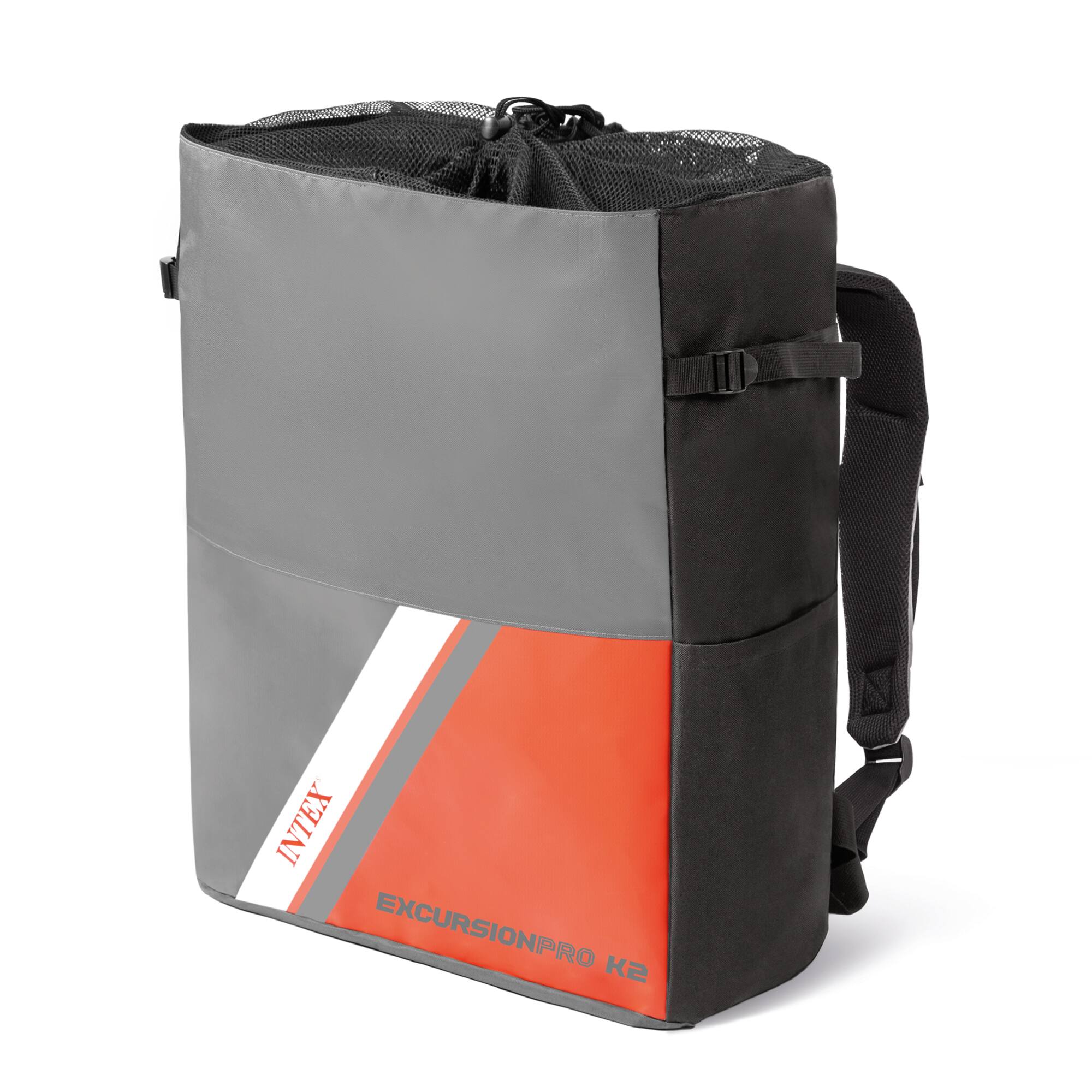 Alt View 17. Intex - Excursion Pro Inflatable 2 Person Vinyl Kayak with 2 Oars and Pump - Red.