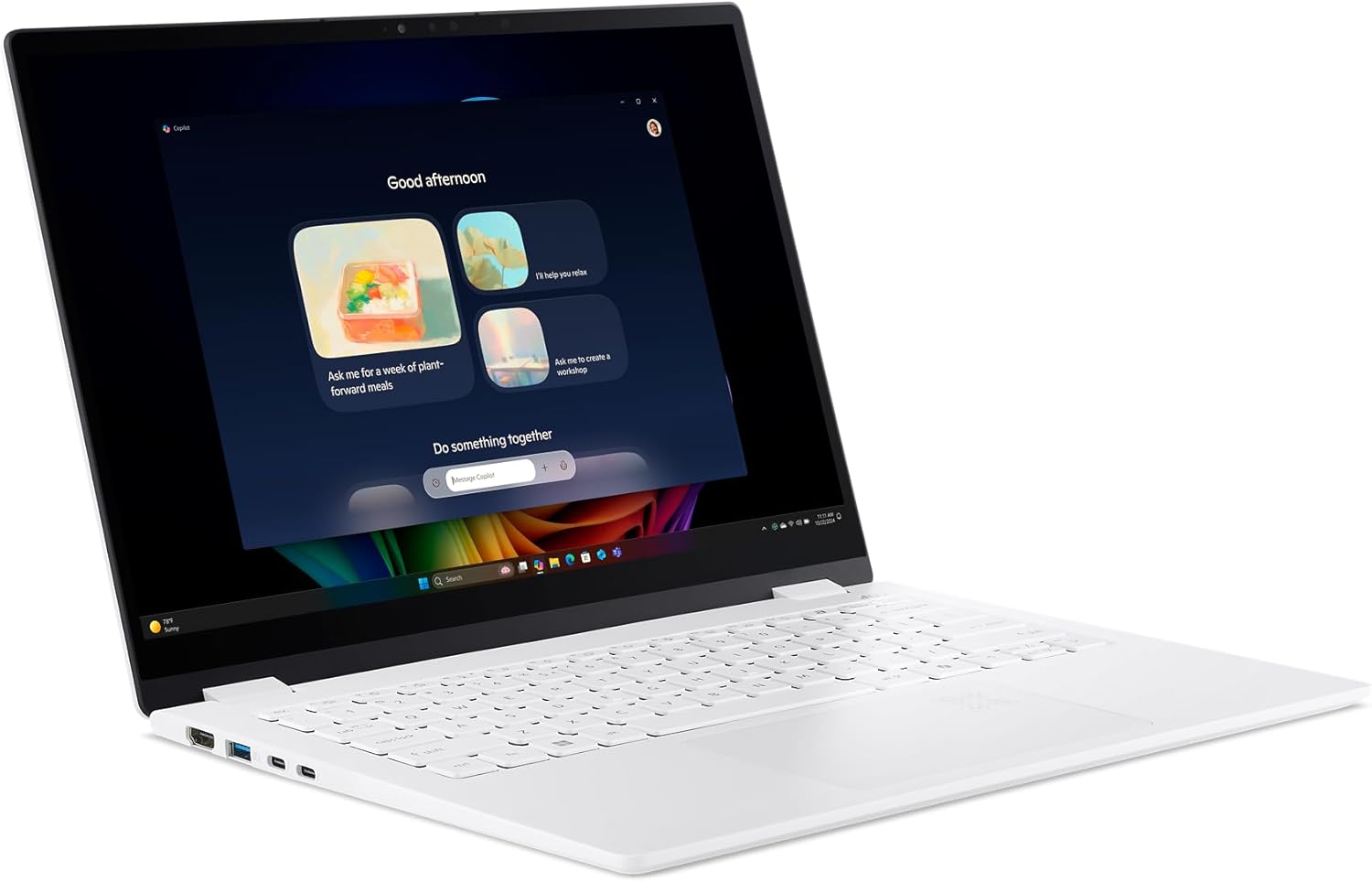 Good afternoon

Ask me for a week of plant-forward meals

Ask me to create a workshop

Do something together