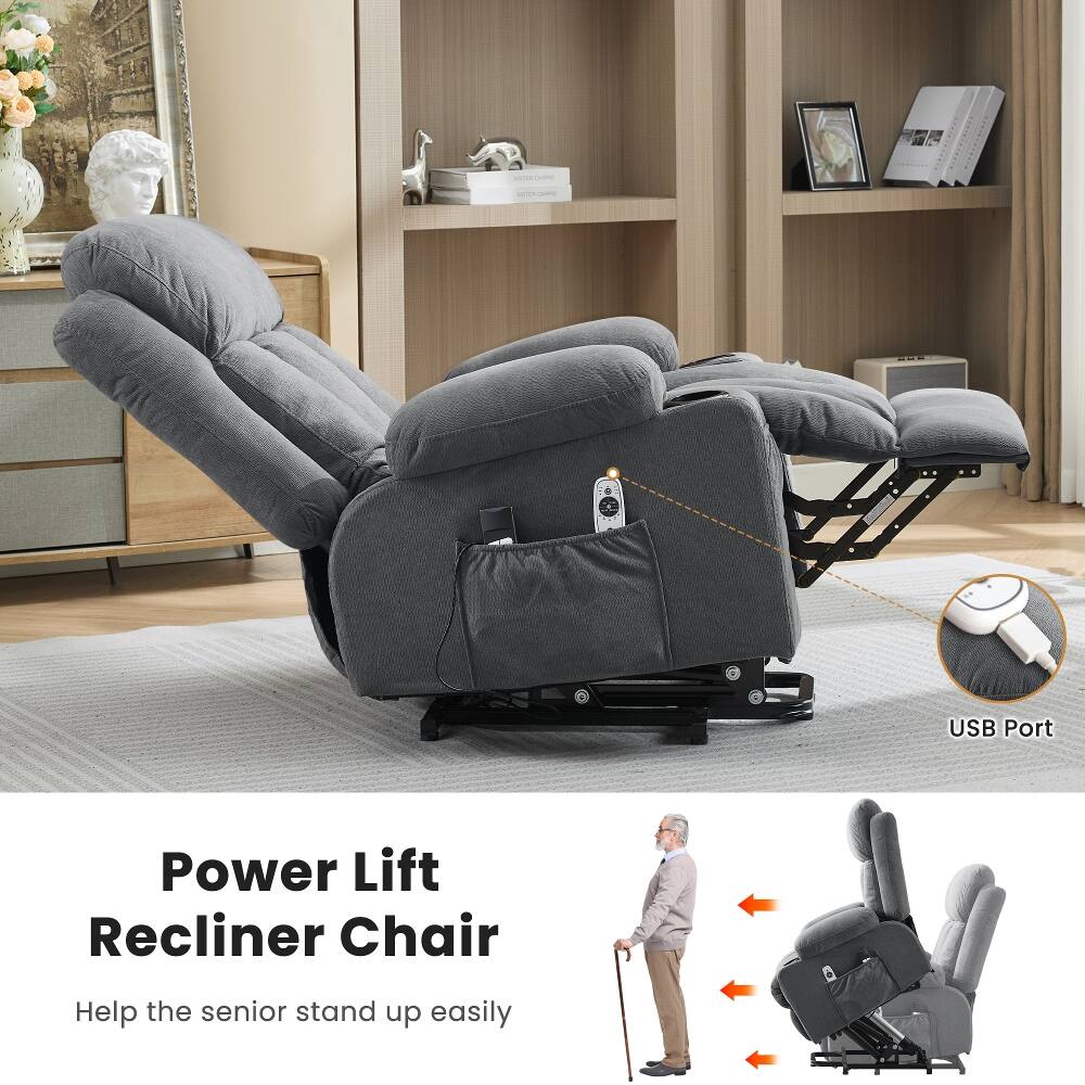 SISTER CARRE

USB Port

Power Lift Recliner Chair

Help the senior stand up easily