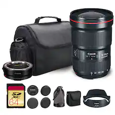 Canon 16-35mm f/2.8L USM
Canon Mount Adapter EF-EOS R
Canon SDXC 64GB
Canon EW-B8D Lens Hood
Canon Lens Cap
Canon Lens Cap
Canon Lens Cap
Canon Lens Cap
Canon Lens Cap
Canon Lens Cap
