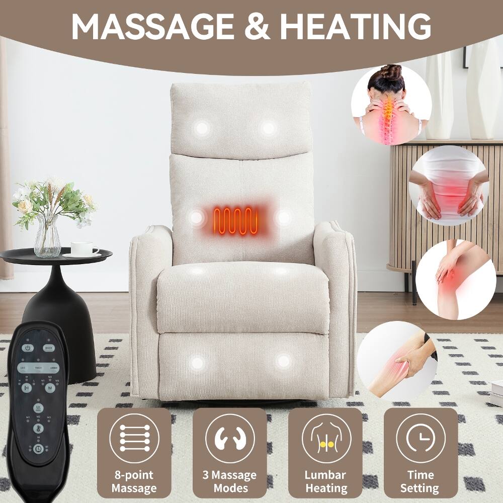 MASSAGE & HEATING

BACK

8-point Massage
3 Massage Modes
Lumbar Heating
Time Setting