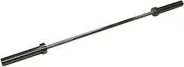 Amber Sporting Goods - Olympic Barbell 60”, 300lb Capacity, Plated with Rotating Sleeves - Chrome