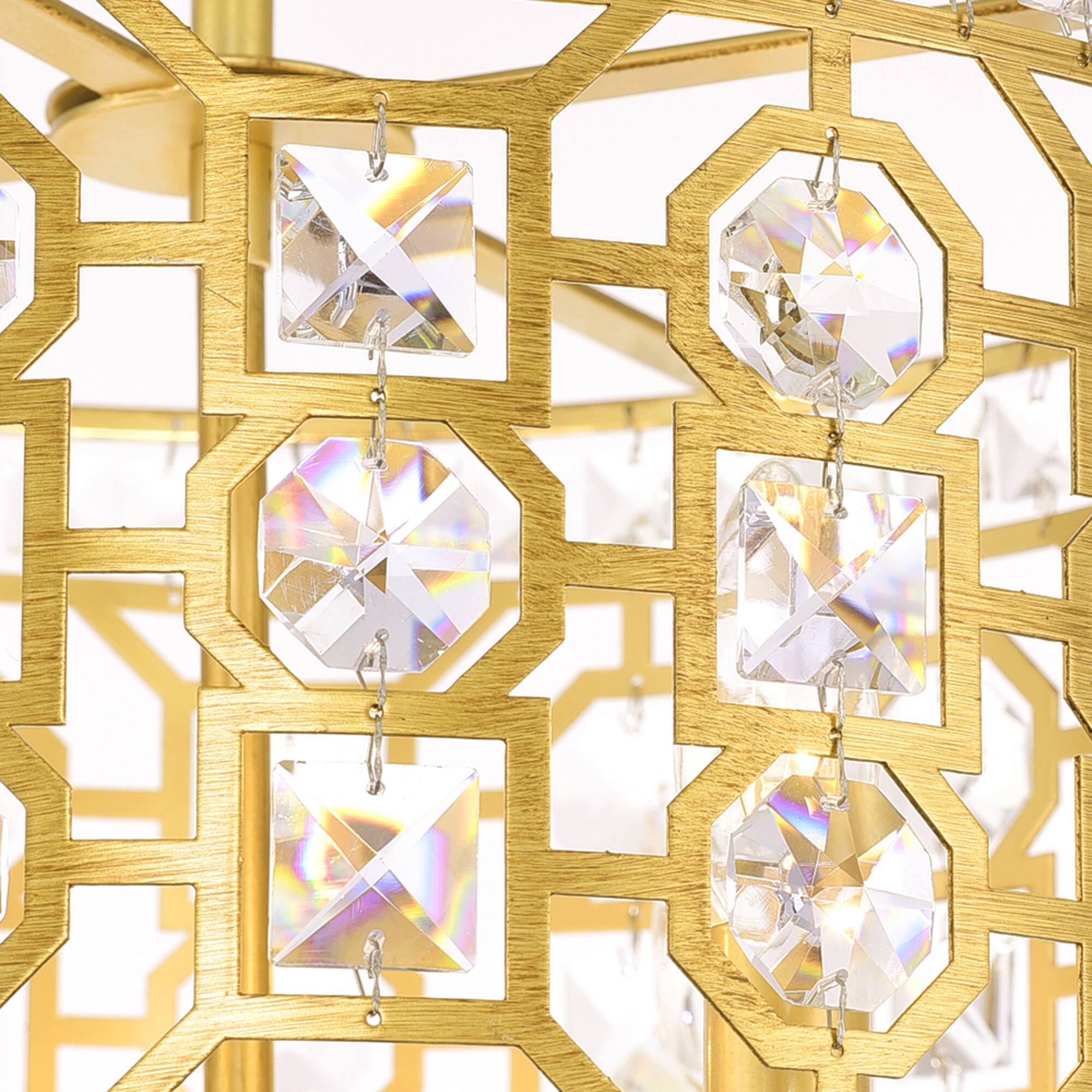 Left. CWI Lighting - Belinda 4 Light Chandelier With Champagne Finish - Champagne.