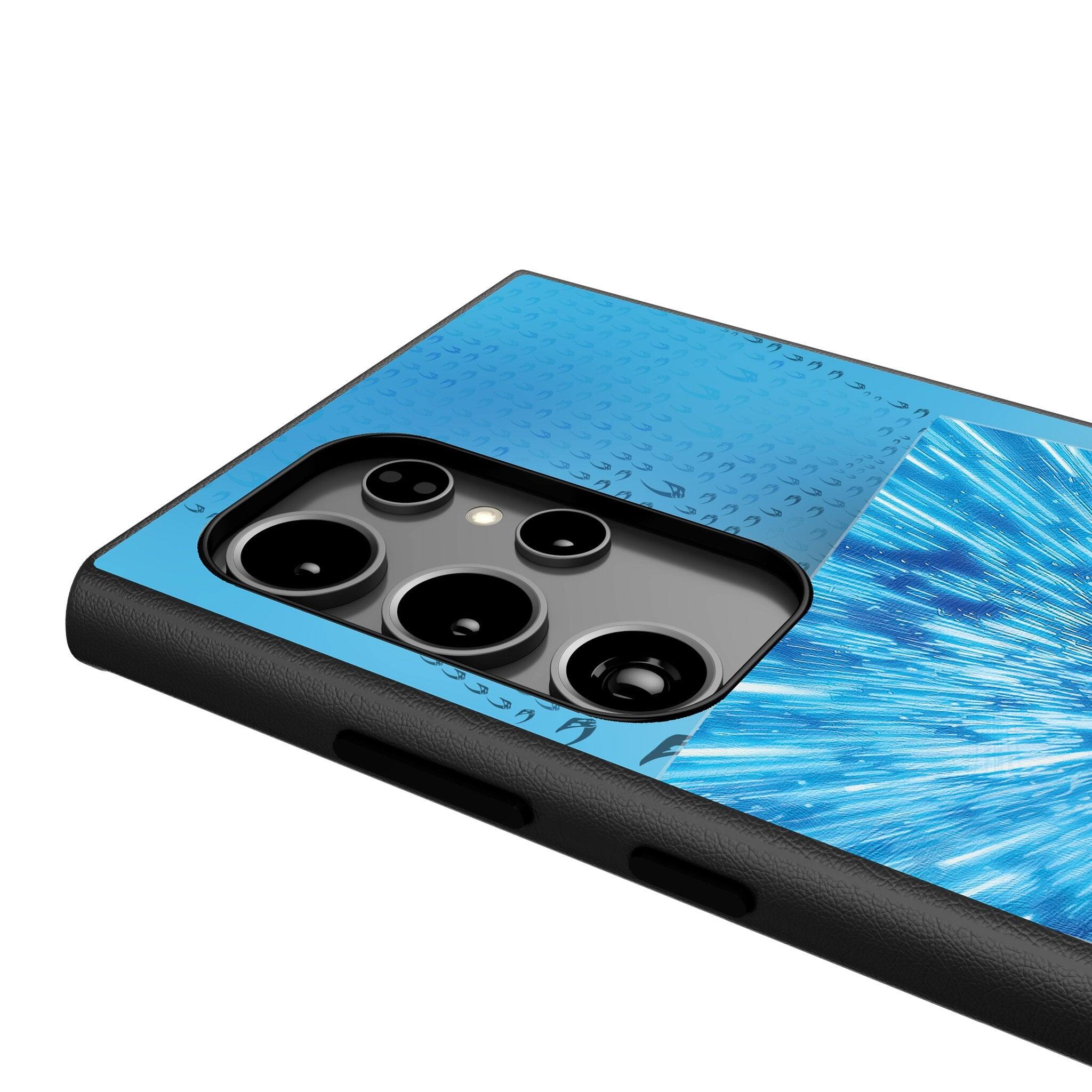 Back. Keyscaper - Star Wars: The Mandalorian Portrait MagSafe Compatible Phone Case - Samsung Galaxy S25 Plus - Grogu and Din Djarin.