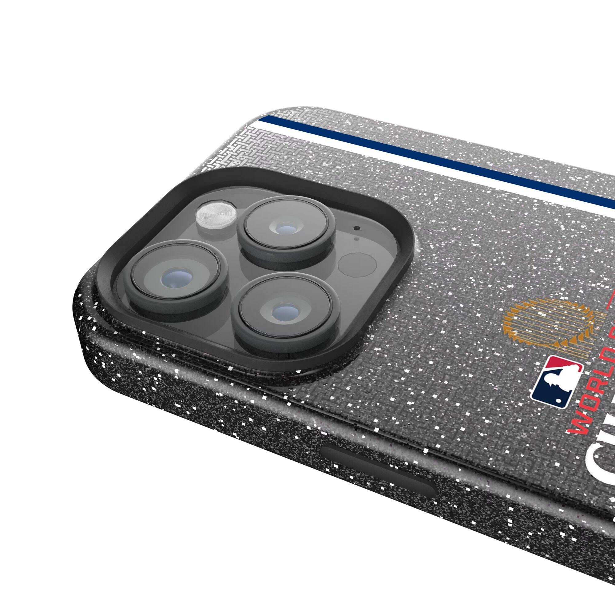 Alt View 3. Keyscaper - Black Los Angeles Dodgers 2024 World Series Champions iPhone Bling Case - 15 Plus - Black.