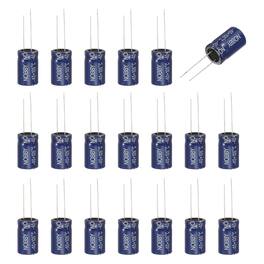 Unique Bargains - 6.8uF 100V Non-Polar Electrolytic Capacitor, 13x21mm, for Audio Tweeter/Speaker Crossover, 20pcs - Blue