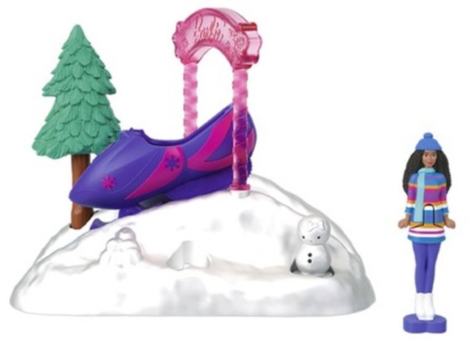 Alt View 3. Mattel - Mattel - Barbie Mini Barbieland 4-Pack Doll & Vehicle Set   - Collectibles - Multicolor.