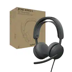 ZONE WIRED 2 for Business
Wired USB headset with adaptive hybrid ANC and noise-canceling
Cancels USB over 3.5mm hybrid adapter & mic extension
logitech