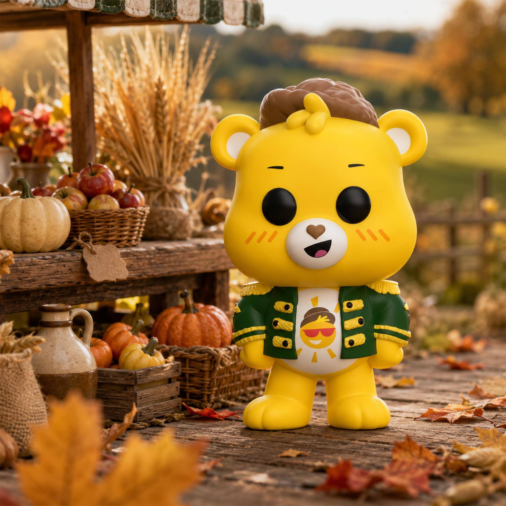 Alt View 2. Funko - Funko POP! Movies: Wicked x Care Bears - Funshine Bear as Wicked Scarecrow   - COLLECTIBLES - Multicolor.