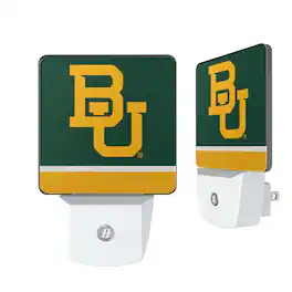 Keyscaper - Baylor Bears Stripe Design Nightlight 2-Pack - Multicolor