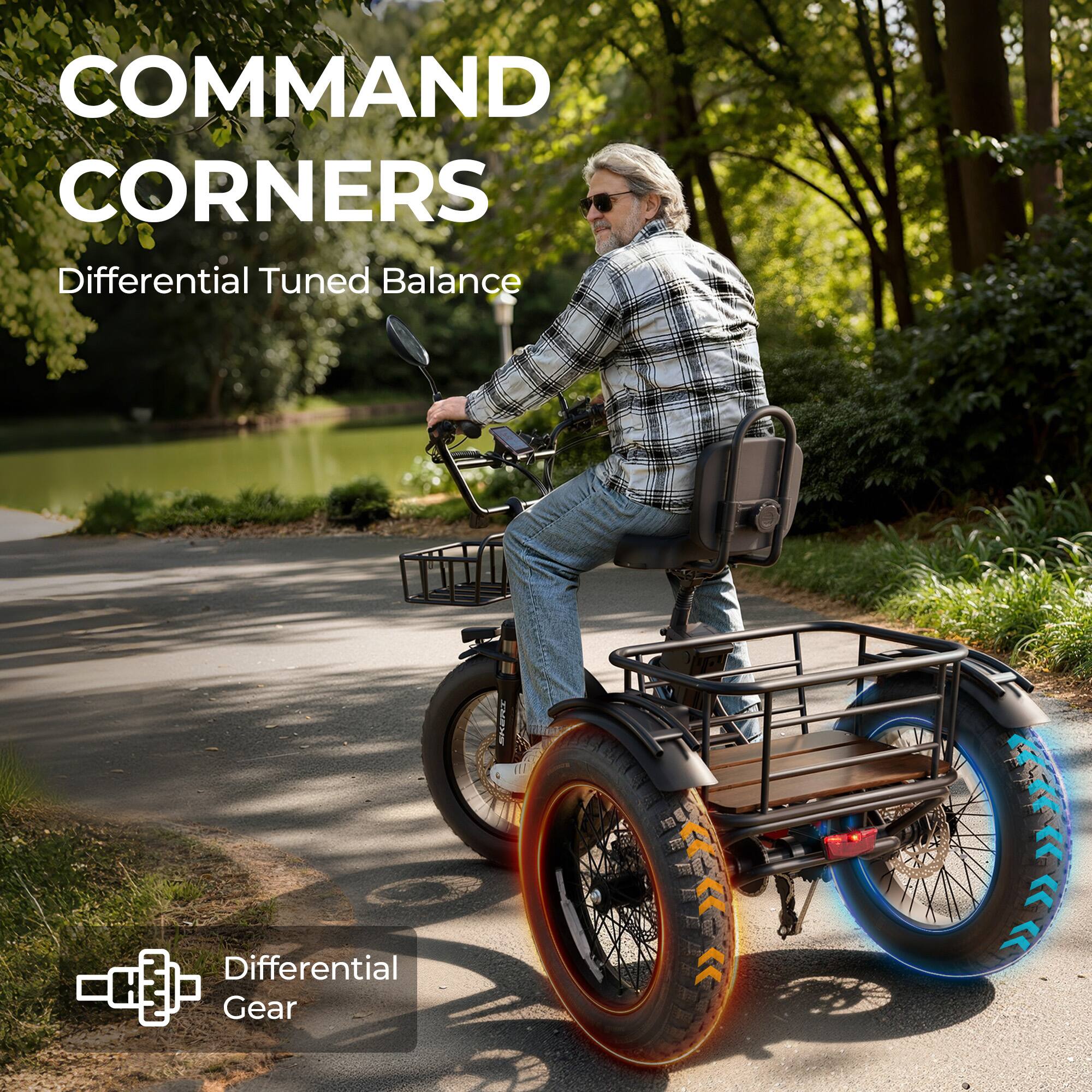 COMMAND CORNERS  
Differential Tuned Balance  

Differential Gear