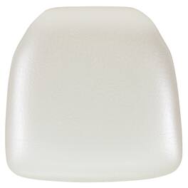 Emma + Oliver - Hard Chiavari Dining Chair Cushion - Ivory Vinyl