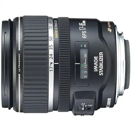 ULTRASONIC
17-85mm
MACRO 0.35m/1.2ft
50 35 24 17-85m
EFS
IMAGE STABILIZER
AF/MF
Canon