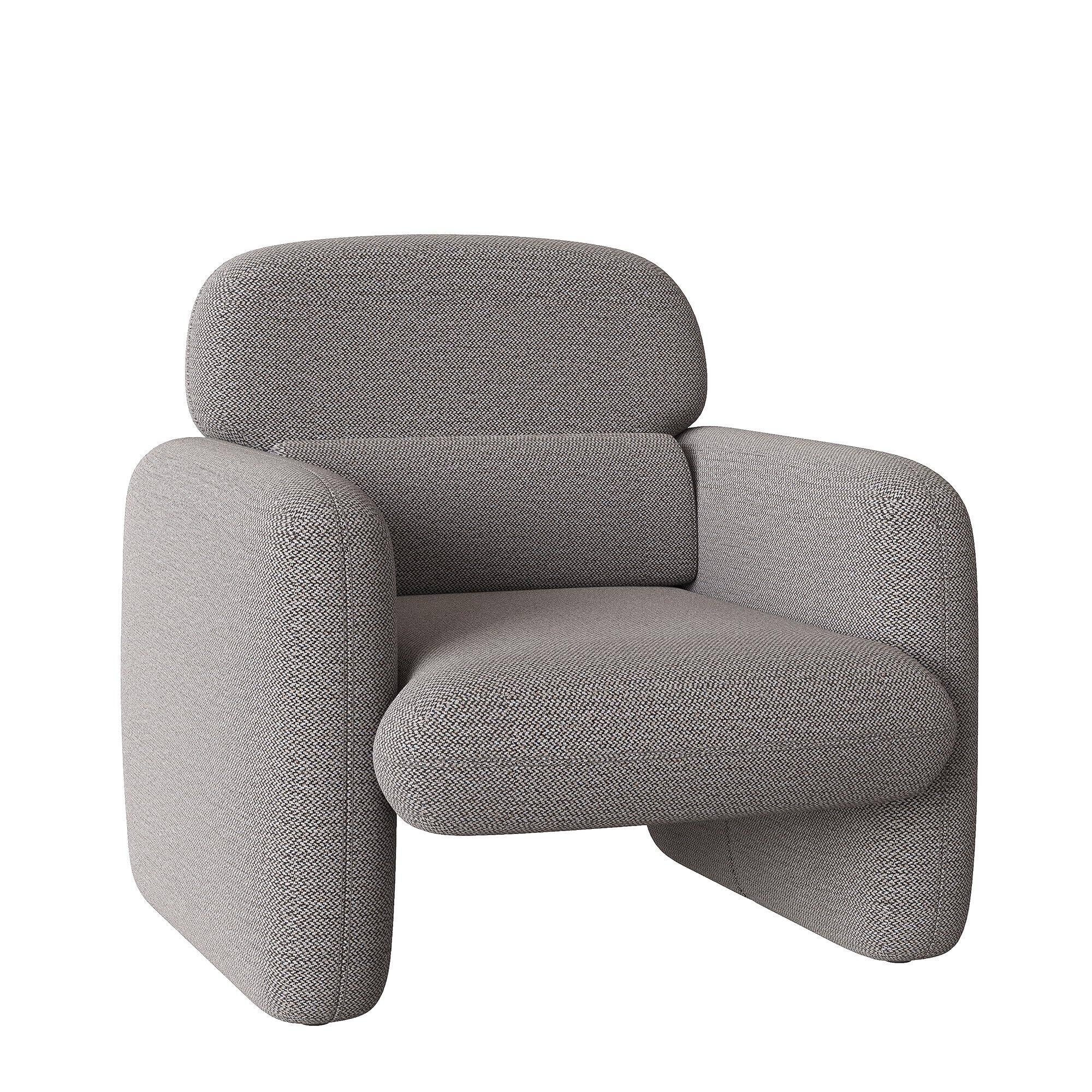 Alt View 7. Acekool - Modern Accent Chair, Wood Frame Sofa Chair, Comfortable Reading Armchair for Living Room - Green.