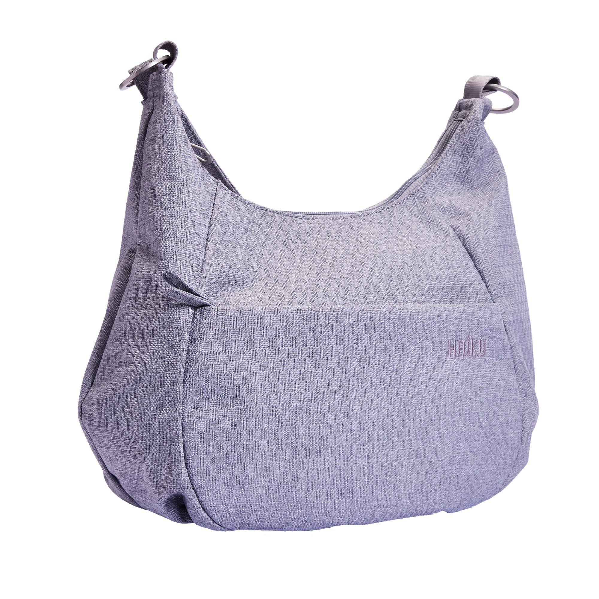 Left. Haiku - Haiku Amble Hobo Bag - Stone Gray.