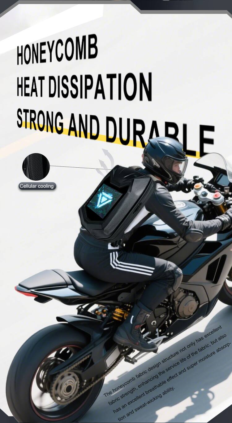 HONEYCOMB HEAT DISSIPATION STRONG AND DURABLE

Cellular cooling

The honeycomb fabric design not only has excellent strength, but also has an excellent moisture absorption and moisture absorption structure. The honeycomb fabric has a strong and durable effect, enhancing the moisture absorption and sweat-wicking ability.